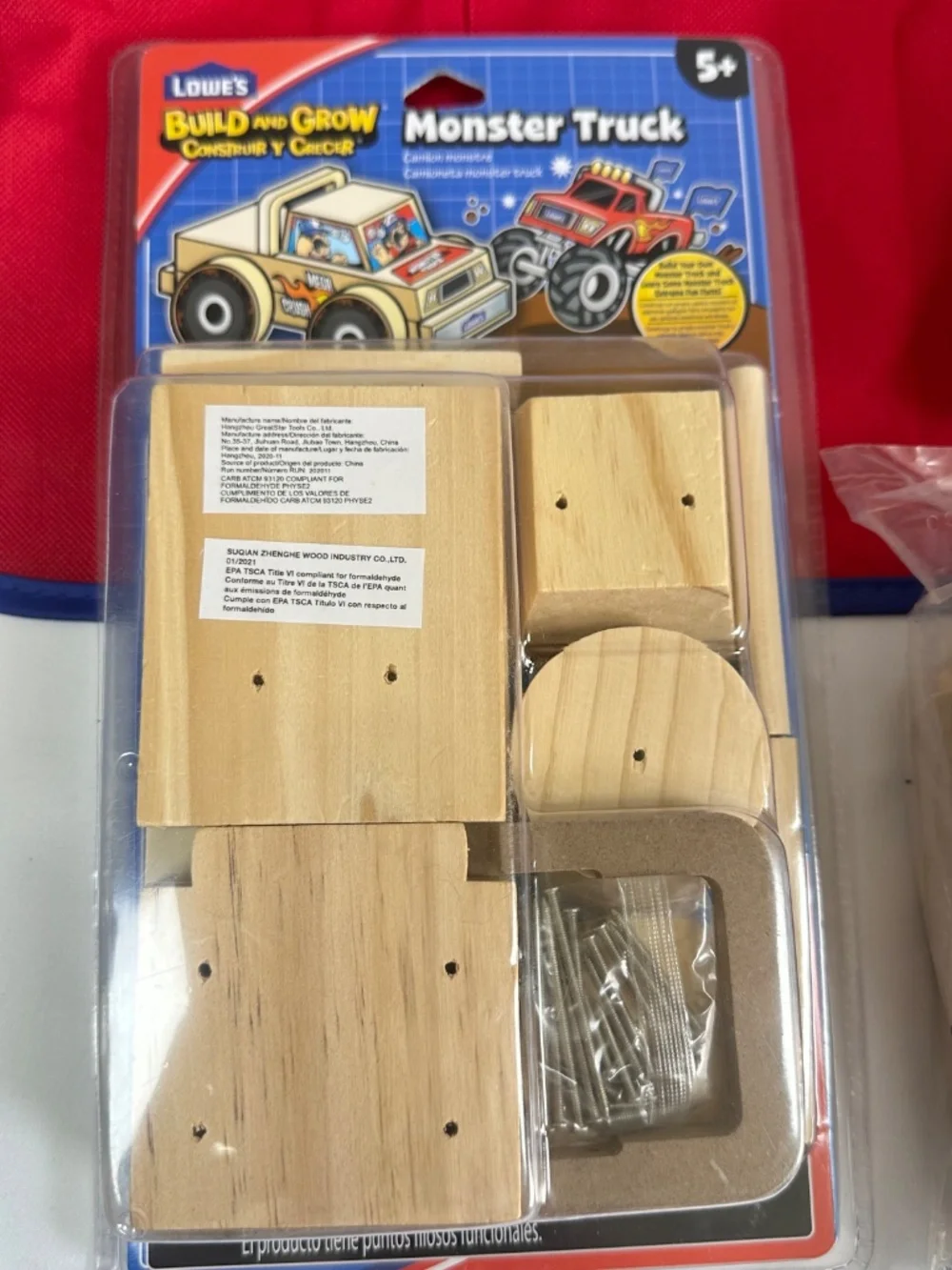 Kid's Lowe's Lot 2 Aprons 2 Bulldozer & 1 Monster Truck Kits 2 Safety Glasses